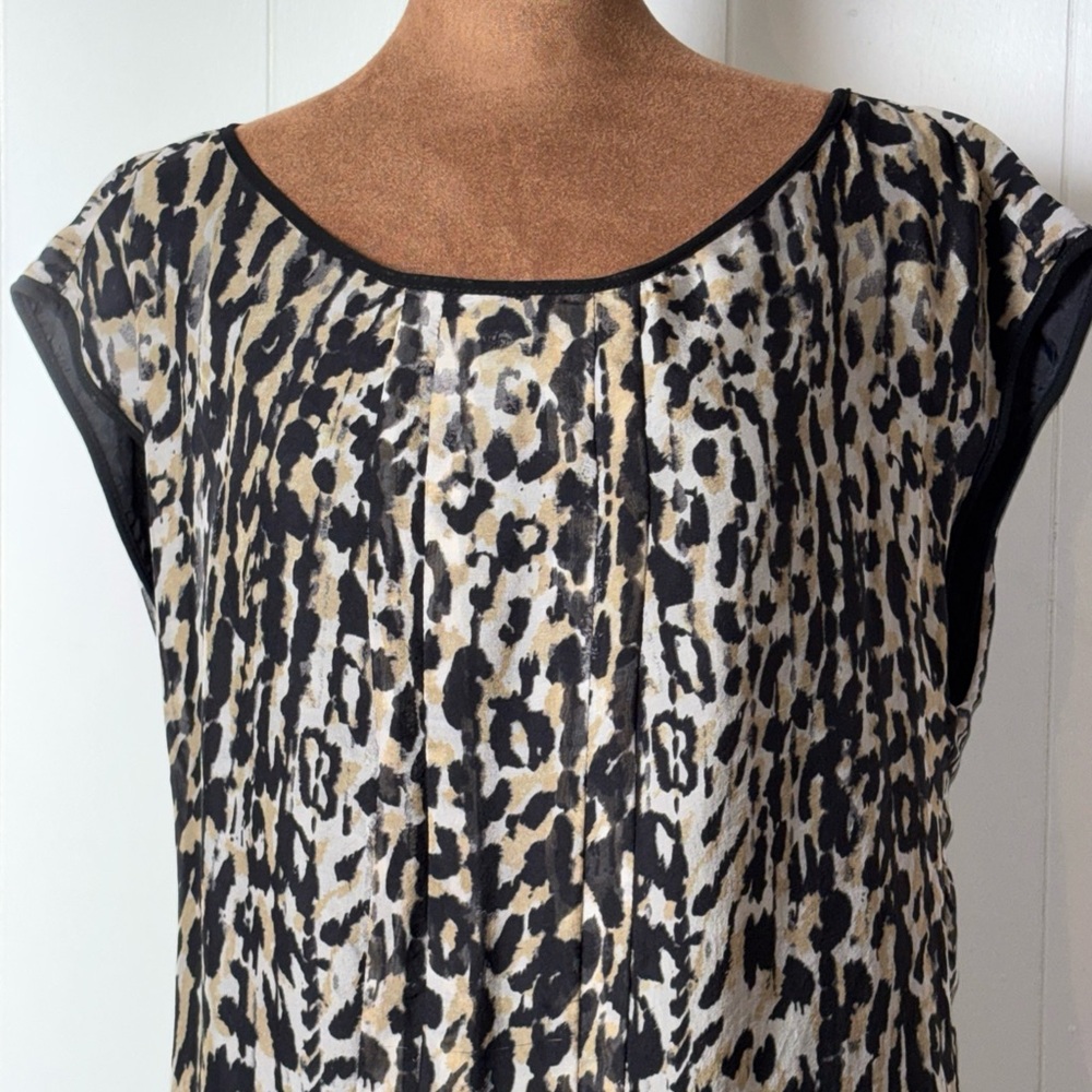 Zara Basic Black Classy Comfortable Midi Large Ch… - image 2